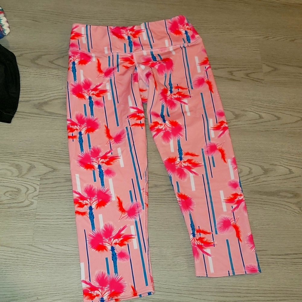 Pink yoga pants